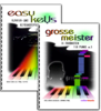 SET of 2 COLOR PIANO BOOKS "easy keys" + "Grosse Meister"