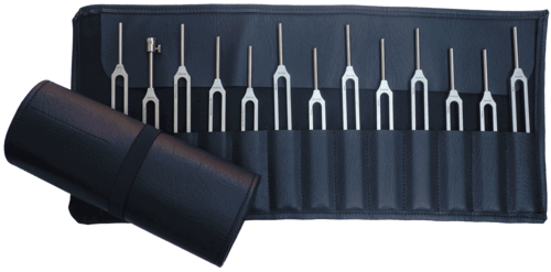 Set with 25 Tuning Forks L